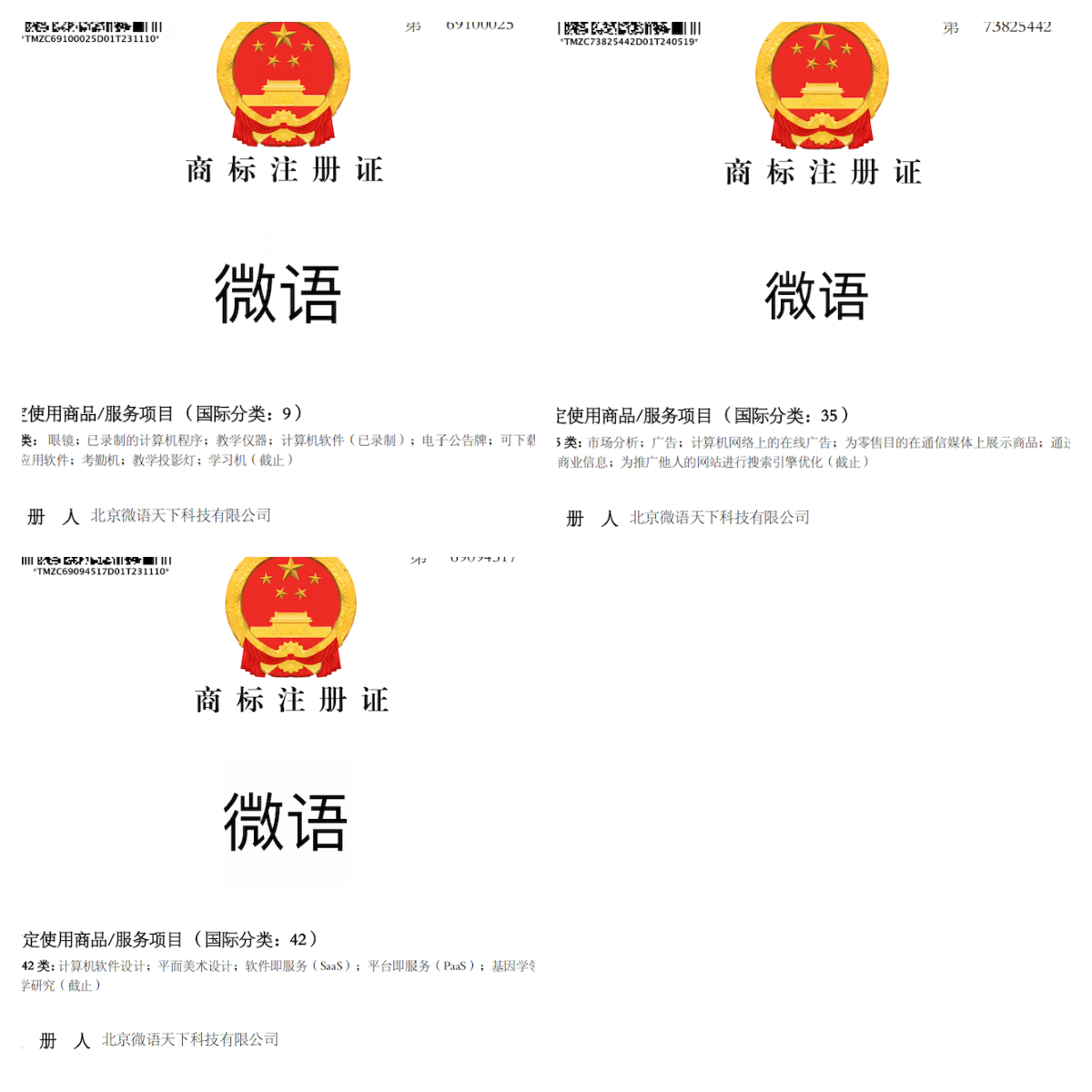 商標聲明